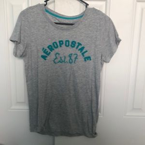 grey aero logo shirt